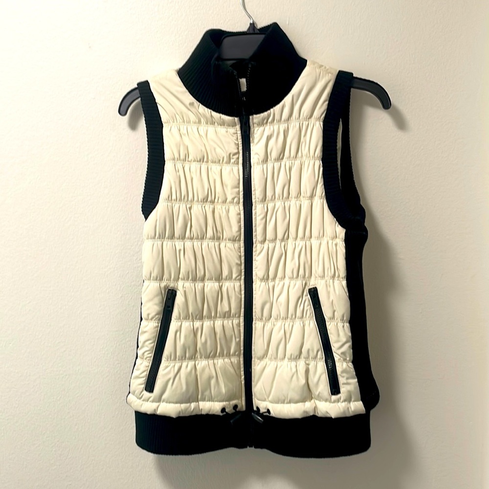 Black Rivet bomber jacket vest
